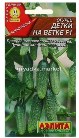 Огурец Детки на ветке F1 10шт Пч Ранн (Аэлита)