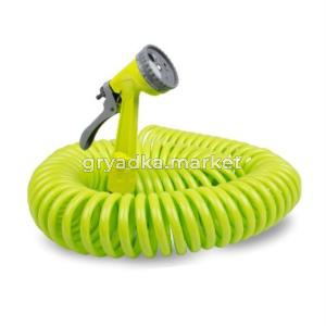 Шланг спиралный + пистолет-распылитель 15м -12 Listok