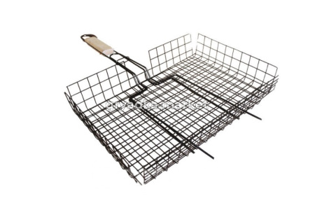 Решетка д-барбекю 410х335мм-60см.глуб.большая-12-А-И