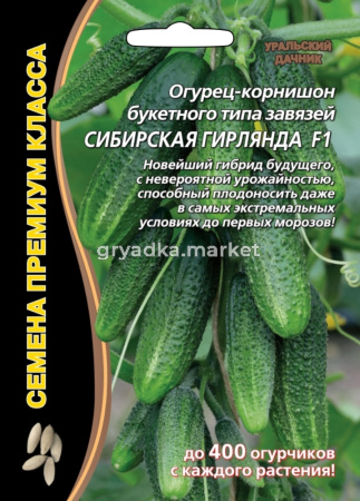 Огурец Сибирская Гирлянда F1 5шт. (УД) ЧСС
