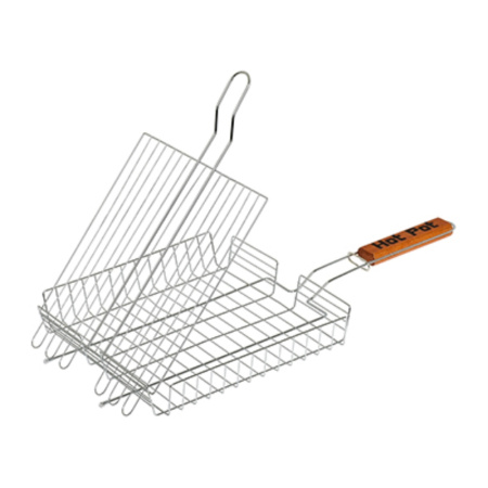 Решетка-гриль универсальная глубокая, 50(+5)x25x25x4cм Hot Pot-8