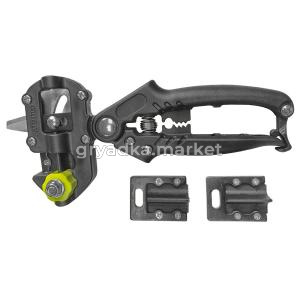 Секатор прививочный ПРОФИ высокоуглеродистая японская сталь, руч. пласт. повыш. прочн-10-60-Listok