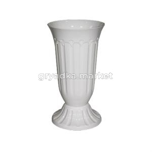 Вазон под срезку Флавия 12л белый d27 h52см