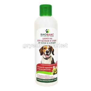 БиоВакс шампунь д-собак  инсектицидный 250мл 1-12 Биосфера