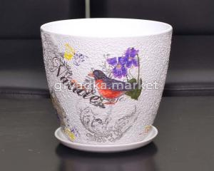 Горшок бутон Декупаж(102) 2л d15см 