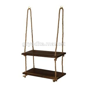 Полка на канатах Tivat, 2 яруса 40х20