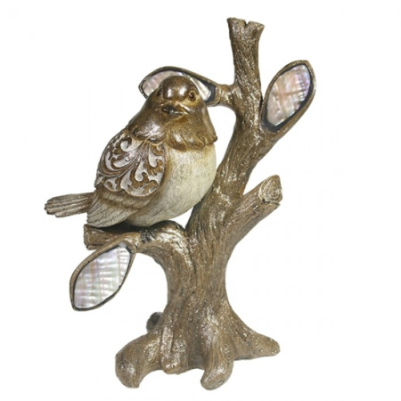 Красивая птичка на ветке, L18 W18 H20,5 см