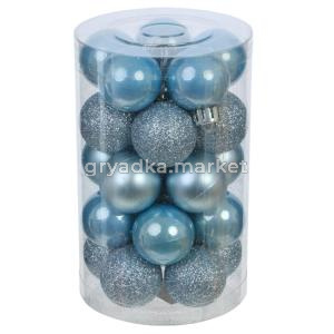 Декор подвесной Шар, набор из 25-ти шт, D 3 см, L8 W8 H13 см
