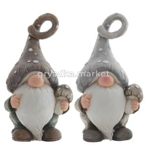 Фигурка декоративная Гном, L22 W17 H41 см, 2в.