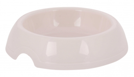 Миска пластик 0,2л бежевый Мур-Мяу 1-38