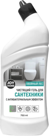 Средство чистящее для сантехники 0,75л Джой Хоум хвойный лес гель 4-12 КЧХК Средство чистящее для сантехники 0,75л Джой Хоум хвойный лес гель 4-12 КЧХК