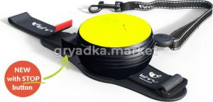 Поводок-рулетка Lishinu 2, Ориджинал, Неоновый желтый, Размер M собак 12-35 кг