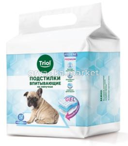 Подстилки впитывающие на липучках, 600*600мм (уп.12шт.), серия HYGIENE