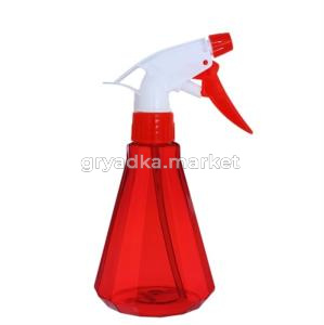 Флакон с распылителем 0,33л.прозрачн.красн. Грин Бэлт-15ТЭ