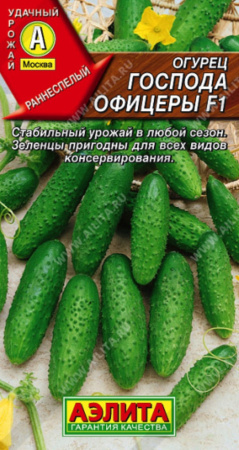 Огурец Господа офицеры F1 10шт Пч Ранн (Аэлита)