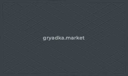 Коврик придверный 60х40см Треугольник серый-8