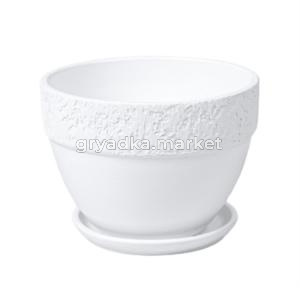 Пломбир 3 горшок с поддоном 1,2л d15 h11см овал борт 