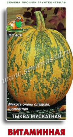 Тыква Витаминная мускатная 10шт (Поиск)