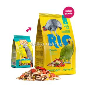 RIO Корм для крупных попугаев, пакет 1кг