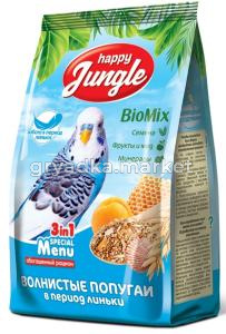 HJ Корм для волнистых попугаев при линьке 500 г
