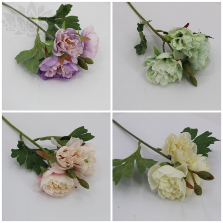 Искусственные цветы Пион Н35 см