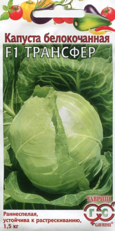 Капуста б-к Трансфер F1 0,3г Гавриш