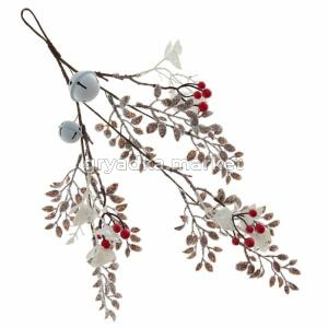 Ветка-декор новогодний L16 W5 H46 см