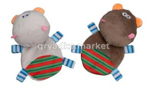 Игрушка-шуршалка WOGY д/кошек Бегемот 13х9х3см с кошачьей мятой, микс арт.2024-8763 Код275174