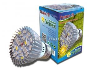 Фитолампа Гелиос-15 д-подсвечивания растений 1-1 Успех