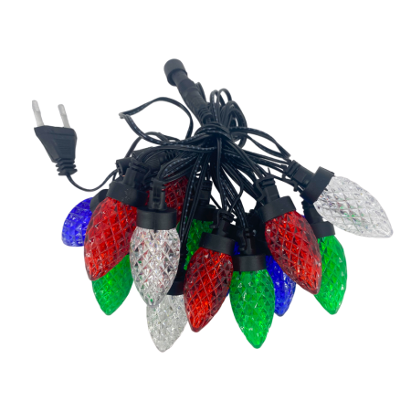 Гирлянда Грани 16 ламп 3м микс