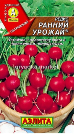 Редис Ранний урожай (Аэлита)
