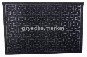 Коврик придверный влаговпитывающий 40х60см Лондон черн 