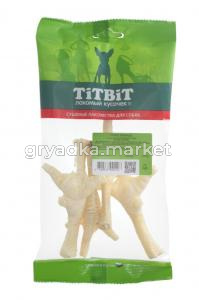 Лакомства д-собак Тит Бит Лапки куриные (упак. 4шт.)