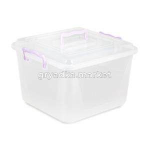 Контейнер  15л унив.квадратный с ручками -5
