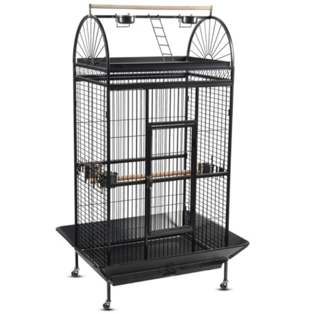 Клетка д-птиц SY210 черный 81х58,5х176см 1-1-Амма