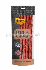 Лакомства д-собак Мнямс Колбаски охотничьи 80г