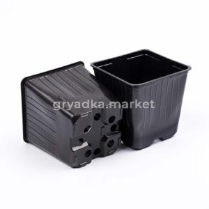 Горшок для рассады V-1л. 11х11х11 квадр-формованный-5 МС- АмТр