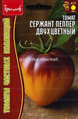 Томат Сержант Пеппер Двухцветный 10шт Индет Ср (Сиб.сад) Редкие семена