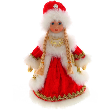 Снегурочка (с ёмкостью д-подарков), L20 W20 H33 см