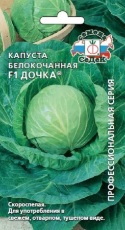 Капуста б-к Дочка F1 ранн (Седек) Капуста б-к Дочка F1 ранн (Седек)