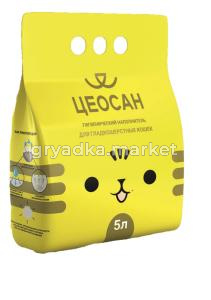 Наполнитель ЦЕОСАН д_гладкошерстных кошек 5л 