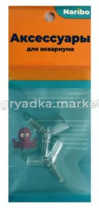 Тройник воздушный Naribo пластиковый Y-образный (2шт)