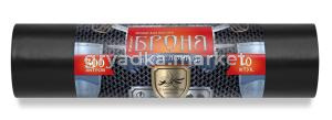 Мешок д-мусора 300л. 60 икн, черн. рулон 10 шт Броня-6