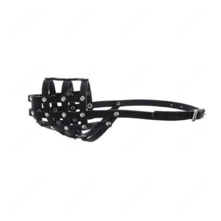 Намордник кожаный крытый (коккер-спаниель)-НК-0-КР