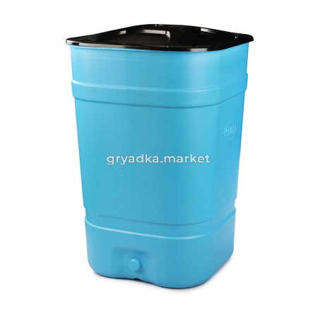 Бочка-бак 350л с крышкой квадратный-3