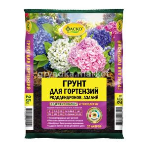 Грунт для гортензий 25л 4/120 Фаско