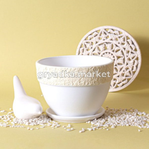 Ваниль 3 горшок с поддоном 1,2л d15 h11см овал борт 