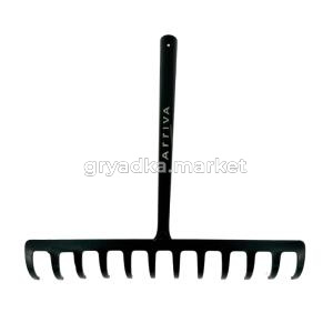 11401 Грабли арива увеличенная тулейка 12 зубов без черенка 1