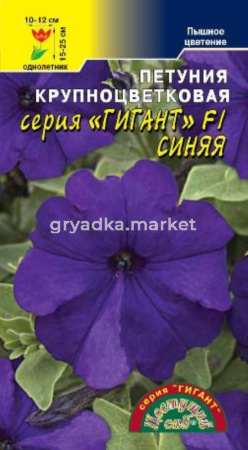 Петуния Гигант синяя  крупн. Цвет.сад.