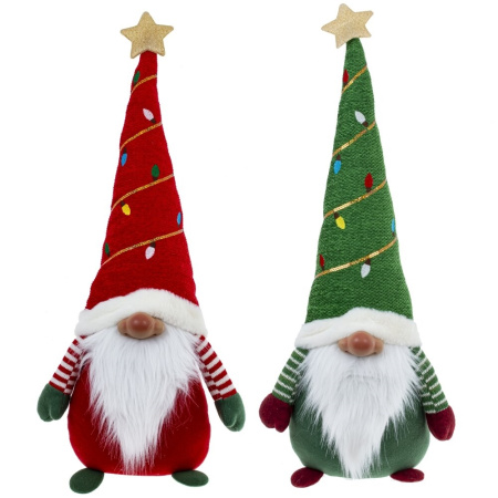 Игрушка набивная Гном, L27 W17 H70-40 см, 2в.